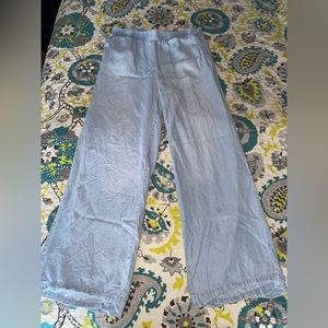 Light Wash Flowy Pants